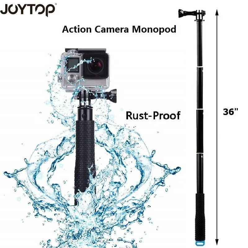 

JOYTOP Action Camera POV Pola 36" Surfing Diving Extendable GoPro selfie Stick Pole Monopod For GoPro HERO 5 4 3 For SJCAM YI