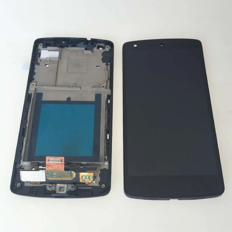 New Black LCD Screen Glass Touch Digitizer Assembly with Frame For LG Nexus 5 D820 D821 Replacement 5pcs lot 100% original new display screen lcd assembly with frame for lg nexus 5 d820 d821 lcd black