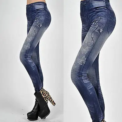 Женские повседневные джинсовые обтягивающие рваные брюки с высокой талией, тянущиеся длинные брюки-карандаш