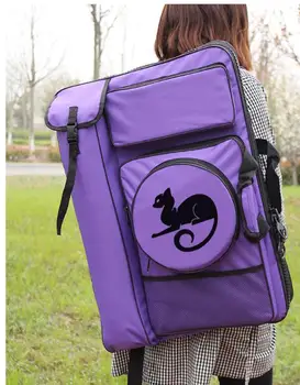 

4K Large Capacity Lovely Sketchpad Sketchboard Bag Fashion Multifunctional Art Painting Bag Waterproof Drawing Bag Art Supply