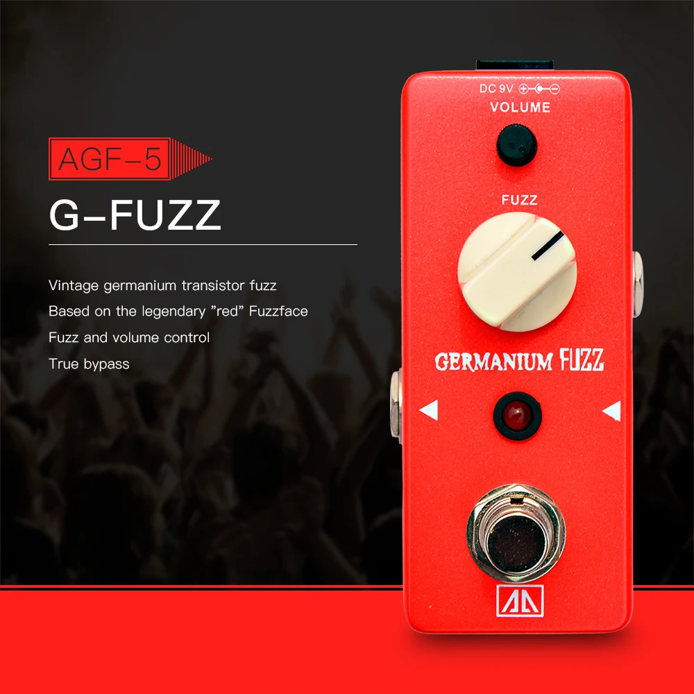 AROMA AGF 5 Classic Germanium Transistor Fuzz Guitar Effect Pedal