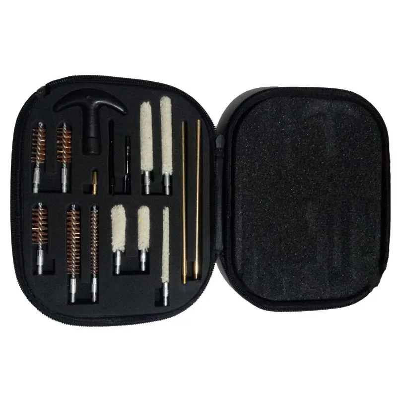 

Funpowerland 16 Piece Pistol Cleaning Kit for All Caliber Hand Guns 22 357 38 9mm 40 44 45