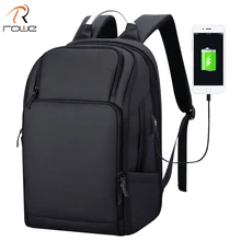 ROWE деловой мужской рюкзак черный usb зарядка Противоугонный рюкзак для ноутбука 17 дюймов мужской большой емкости модные рюкзаки для путешествий