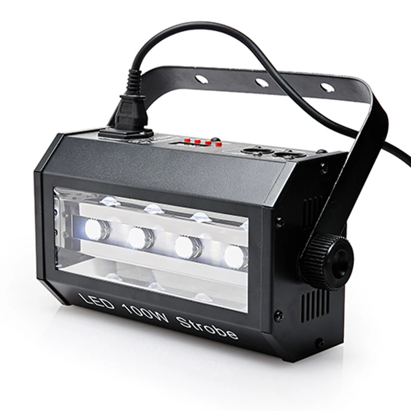 Светодиодный 100 Вт DMX 512 RGB Стробоскоп диско светильник s профессиональное