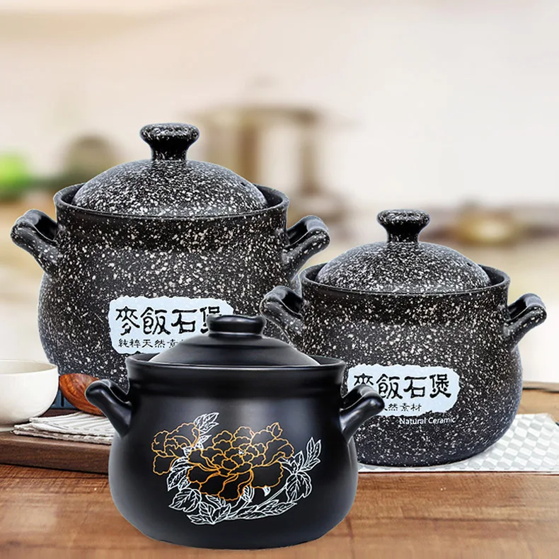 1 шт. керамическая кастрюля многофункциональная для готовки супа супница для приготовления пищи высокотемпературная стойкая Глиняный Чайник для чая