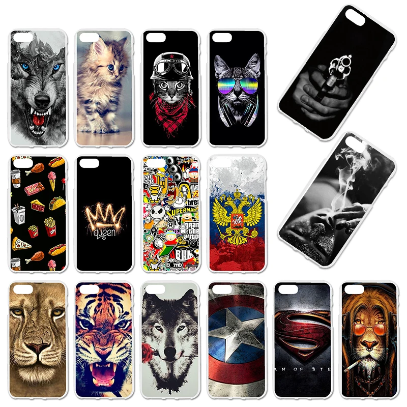 TaryTan Soft TPU Case For iphone 7 Case Silicone Protective Shell For iphone 7 plus cover iphone 7 DIY Painted Phone Back Cover