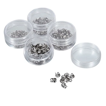 

200-400PC/box Stainless Steel Buckle 4/5/6/8mm For DIY Jewelry Findings Making Bracelet Chain Buckle Accessories