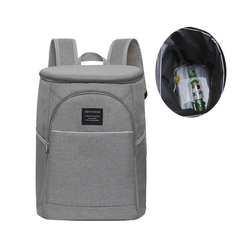 

New Waterproof Big Cooler Bag Thicken Thermal Backpack Ice Pack Large Food Packing Container Delivery Bag Travel Insulated Bags