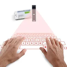 KB320 Беспроводной Bluetooth лазерной виртуальной проекции клавиатуры лазерной Английский QWERTY клавиатура Портативный для смартфонов Tablet PC Новый