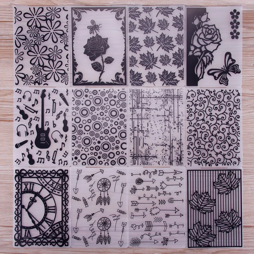 

Christmas Gift DIY Plastic Embossing Folders for Scrapbooking Paper Craft Card Making Decoration Supplies #248527