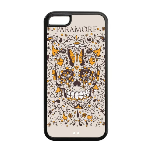 5C-SMT0469 Paramore Band Snap On Protective Hard TPU Gel Rubber Phone Case for iPhone 5C |