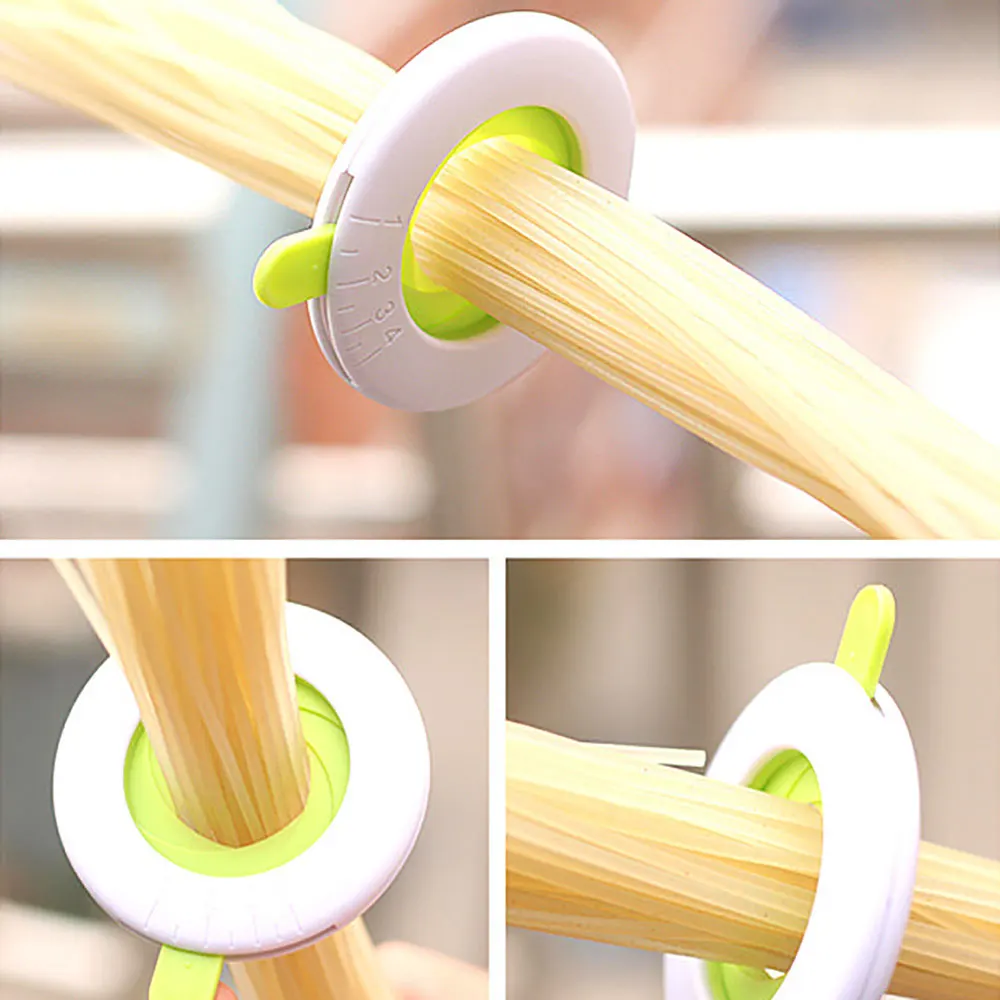 New Noodle Pottery Noodle Picker Adjustable 1-4 Person Pasta Volume Measurement Metering Cooking Tool Kitchen Gadget