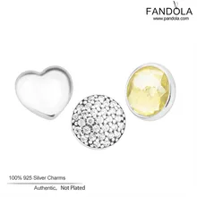 November Charms Petites Pack подвесной кулон ожерелья из стерлингового серебра 925 чистый Чешский хрусталь ожерелья из бисера и подвески