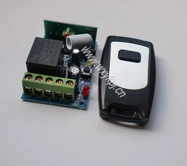 

Factory Pice 12V 1ch RF Wireless Garage Door Remote Control switch System Mini Volume 200M z-wave