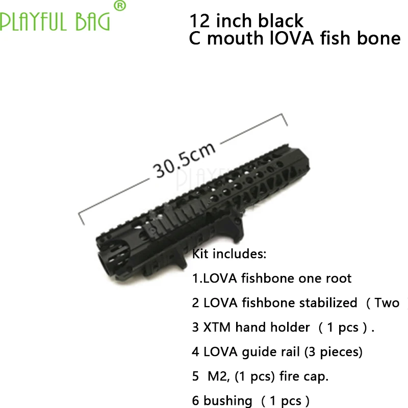 LOVA Рыбная кость Jinming M4 Рыбная кость вставляется непосредственно в набор водяного пулевого пистолета ремонт черный песок Цвет аксессуары M05