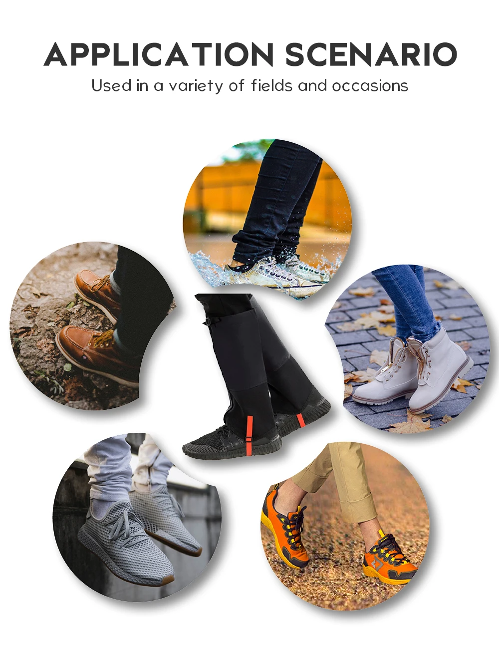 Waterproof High Gaiter Durable Camping Outdoor 2