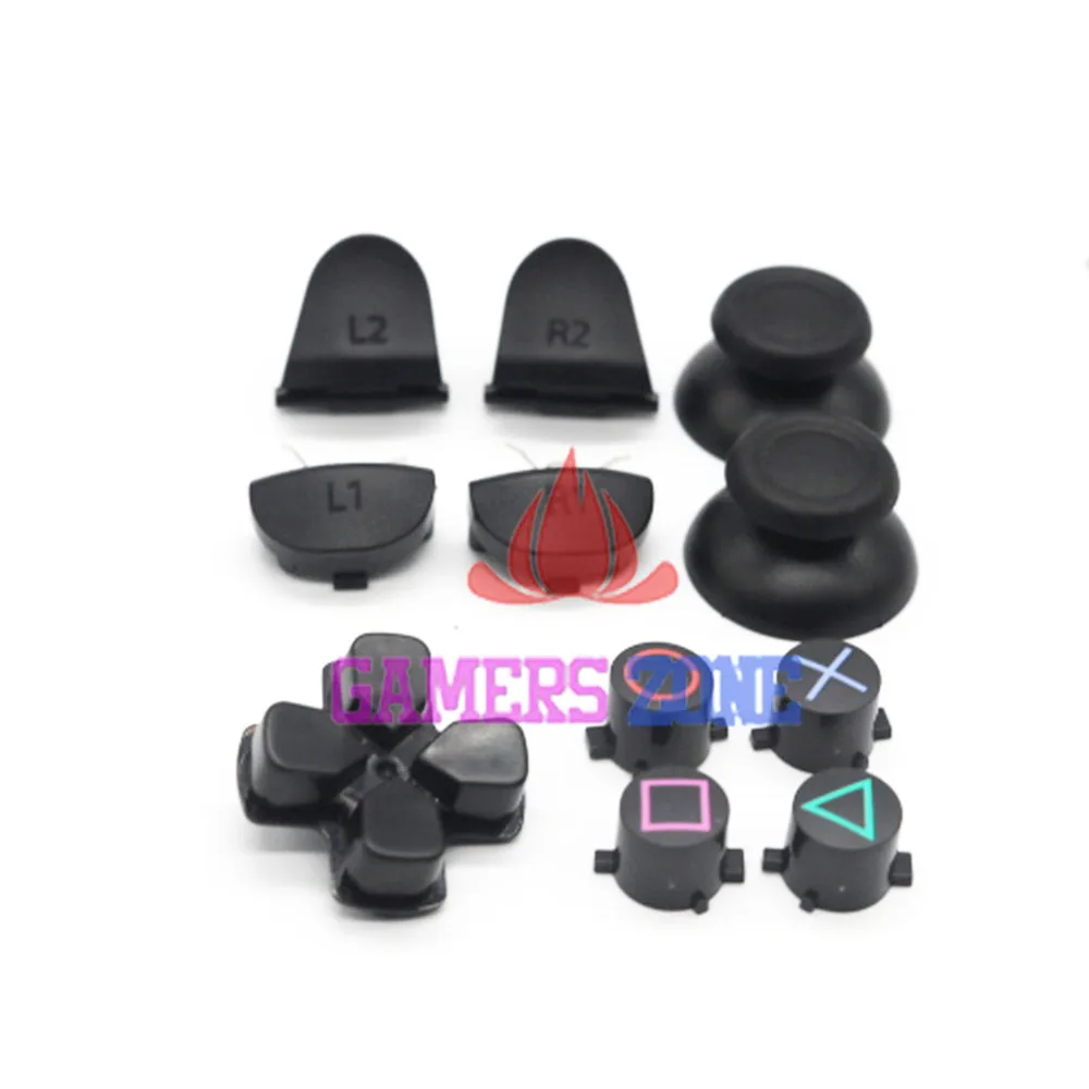 

10sets Controller Joysticks Dpad R1/L1/R2/L2 Buttons Replacements For PS4 W/ Springs