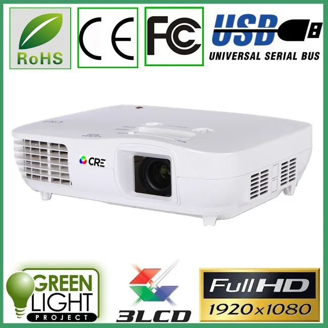 

cre x2000vx 1920*1080 100000:1 3000 lumens projector