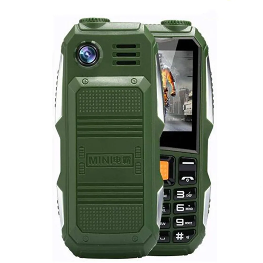 

Big Battery 3800mAh Phone Dual Sim GSM Dustproof Shockproof Cell Phone Big Torch Speaker Senior Elder Mobile Phone SOS