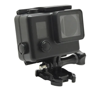 

For gopro4 waterproof shell sports camera accessories black diamond protective shell Hero4/3+ diving protective shell
