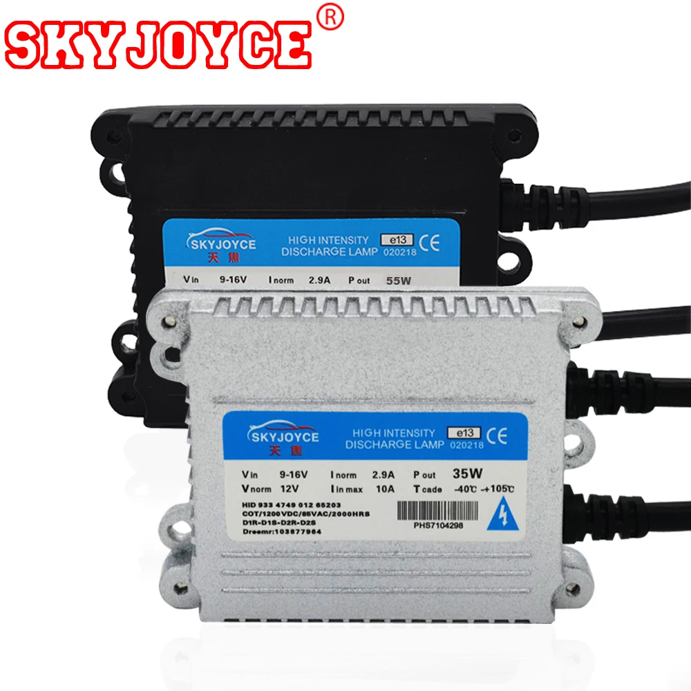 SKYJOYCE AC 35 Вт балласт HID балласт 55 Вт H7 Ксенон электронный балласт зажигания блок управления коробка H4 Биксенон HID комплект мощность балласта