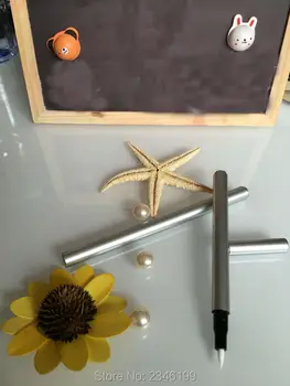 

40pcs/lot Matte Silver Empty Eyeliner Cosmetic Container, Empty DIY Eyeliner Packing Pen, Professional Beauty Eye Makeup Tool