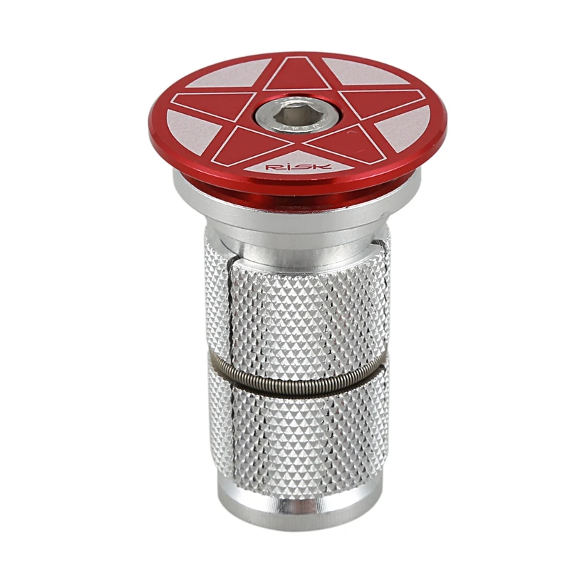 

RISK Road MTB Bike Fork&Headset Expansion Ring Bicycle Hanging Core Expansion Screws for 28.6mm Fork Cycling Bike Stem Cover r