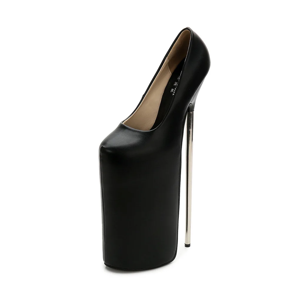 Extreme High Heels 30cm Women Shoes Pointed Toe Party Wedding Shoes PU Leather Sexy Ladies Platform Shoes Women Pumps Red Black Extreme High Heels 30cm Women Shoes Pointed Toe Party Wedding Shoes PU Leather Sexy Ladies Platform Shoes Women Pumps Red Black