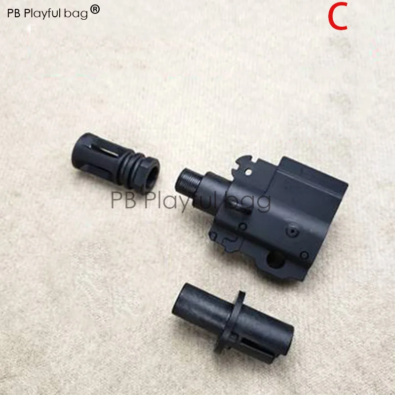 Для спорта на открытом воздухе водяной пулемет LDT HK416 V2.5 нейлон грунтовка нейлон fishbone захватывающий волновой корпус конец дыхательных пути сиденье птичья клетка OD47 - Цвет: a  set