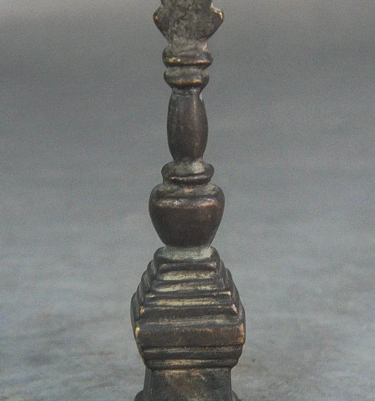 

Old Tibet Buddhism Temple Bronze Auspicious Exorcism Stupa Pagoda Tower Statue