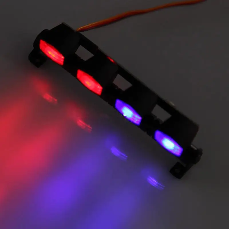 

1:10 Model Colorful LED Light For RC 1/101/8 Car Ax-505rb Red and blue Police Lenses Mult-Funct Car Accessories