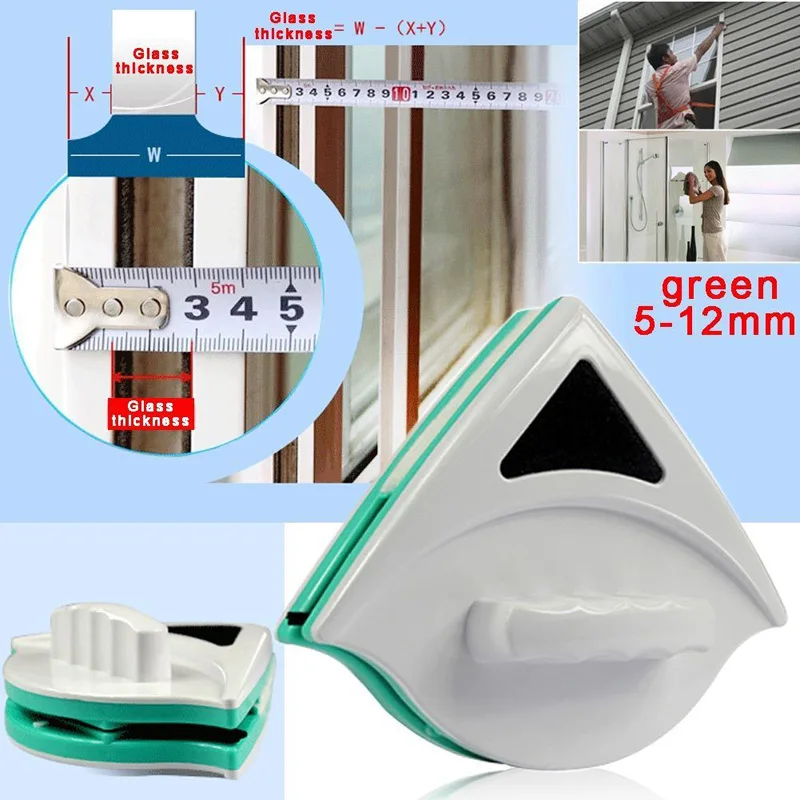Главная Окно Стекло Cleaner Инструмент Double Side магнитный окна Стекло щетка для очистки Щетка Полезная площадь щетка для очистки инструментов