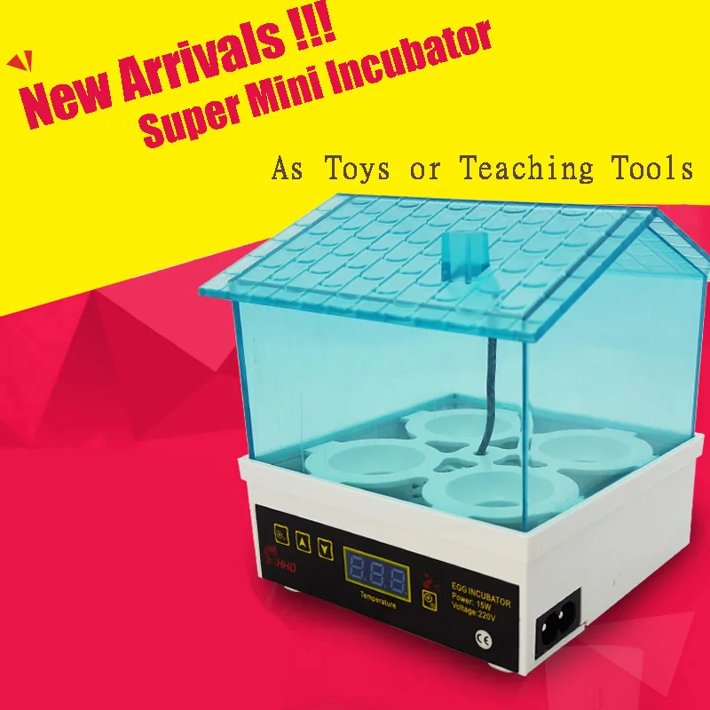 

4 Mini New Cheap Price Digital Temperature Small Brooder Egg Incubator Hatcher Chicken Duck Bird Pigeon Quail poultry equipment