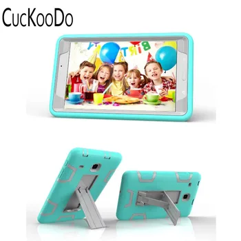 

CucKooDo Three Layer Heavy Duty Full-Body Rugged Hybrid Protective Cover Case For Samsung Galaxy Tab E 8.0 SM-T375/T377