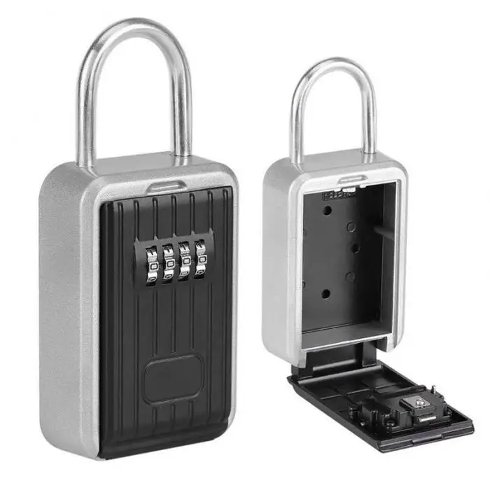 Сейф для хранения ключей с 4-разрядный Комбинации висит сейф с ключом для дома и улицы; Прямая поставка