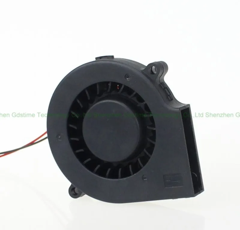 

DC DC 12v 7.5cm 75mm 7515 double ball durable Snail turbine cooling blower