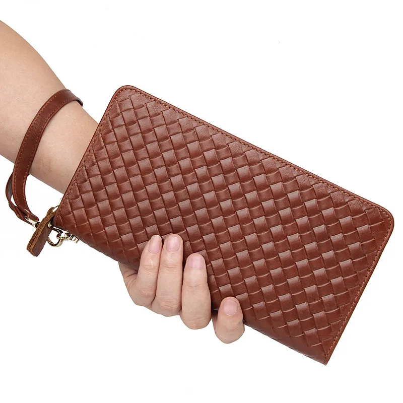 Мужской бумажник из коровьей кожи Длинный кошелек 8068C|leather men's wallet|fashion men walletmens
