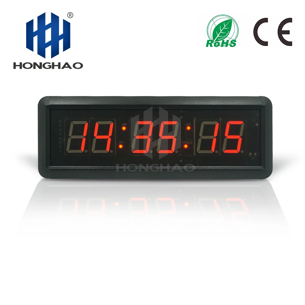 

Honghao LED Countdown Timer Time Clock 110V to 250V AC Plug for Home Gym