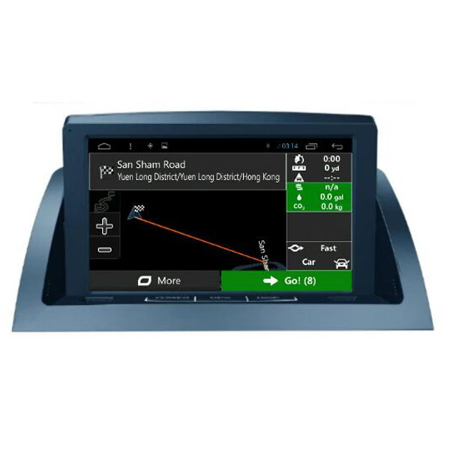 Best Asvegen HD Touch Screen Quad Core Android 4.4 Car GPS Navigation 8
