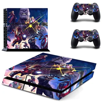 

The Avengers Endgame Iron Man Spiderman PS4 Skin Sticker Decal for PlayStation 4 Console and 2 Controller Skin PS4 Sticker Vinyl