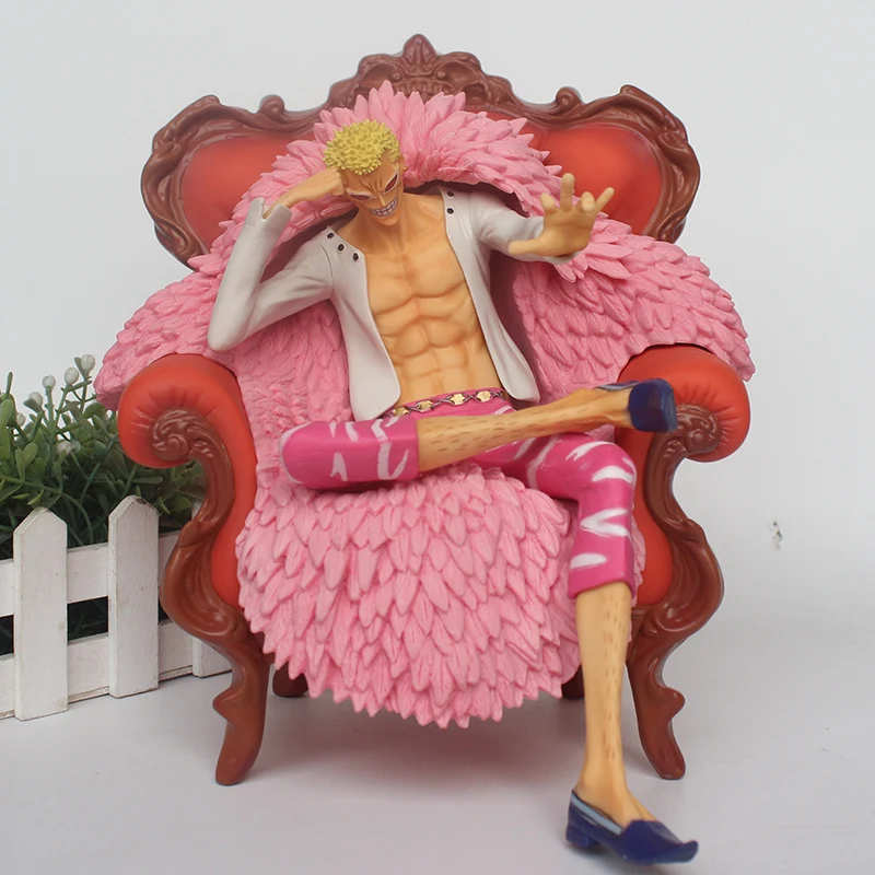 Цельный GK Статуэтка Donquixote Doflamingo сидящий поп полноразмерный портрет экшн-фигурка