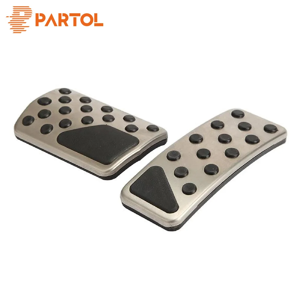 Partol A set of 2pcs pedal covers gas and brake pedal For Jeep Grand