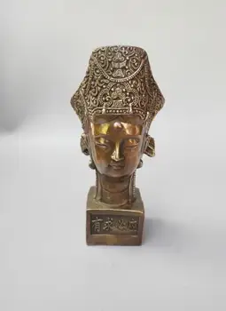

Chinese pure brass guanyin bodhisattva seal statue