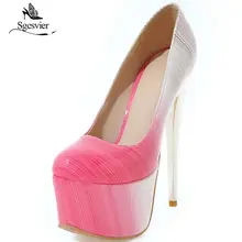 US $21.24 30% OFF|LOSLANDIFEN Women Pumps Ultra Very High Heels Woman Platform Round Toe Matt Leather Stilettos Dress Party Fetish Shoes Plus Size in US $21.24 30% OFF|LOSLANDIFEN Women Pumps Ultra Very High Heels Woman Platform Round Toe Matt Leather Stilettos Dress Party Fetish Shoes Plus Size in