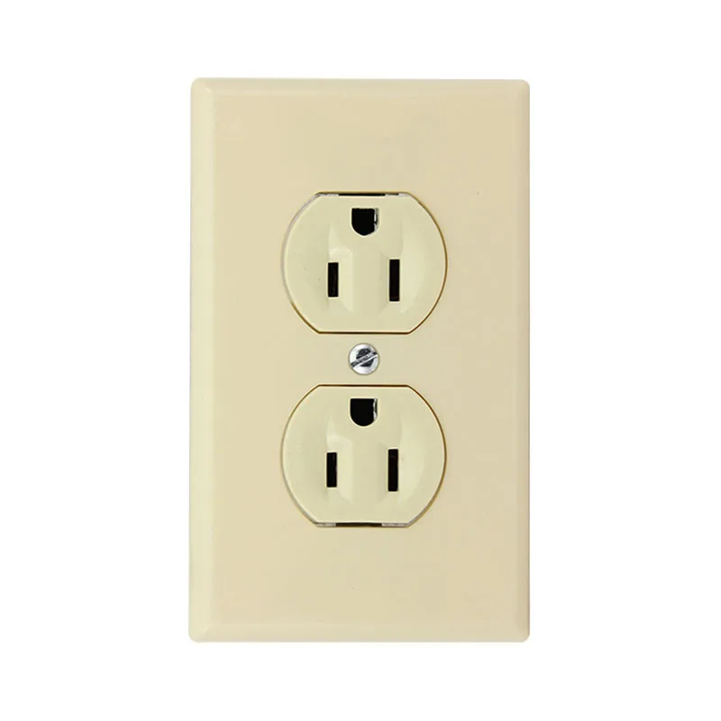 125V 15A 5 15R Double Socket Wall Socket American Standard Wall