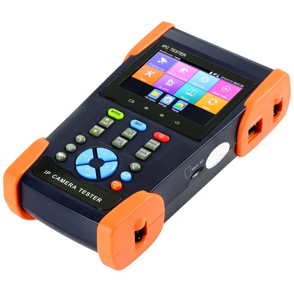 3 5 дюймовый H.265 4K IP CCTV тестер монитор аналоговых камер Rapid ONVIF TDR для RJ45 WIFI POE 48V