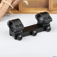 Алюминиевый Тактический " 25,4 мм двойное кольцо низкопрофильное крепление для 20 мм Пикатинни Уивер рельсы подходят Охотничья винтовка красные точки прицелы