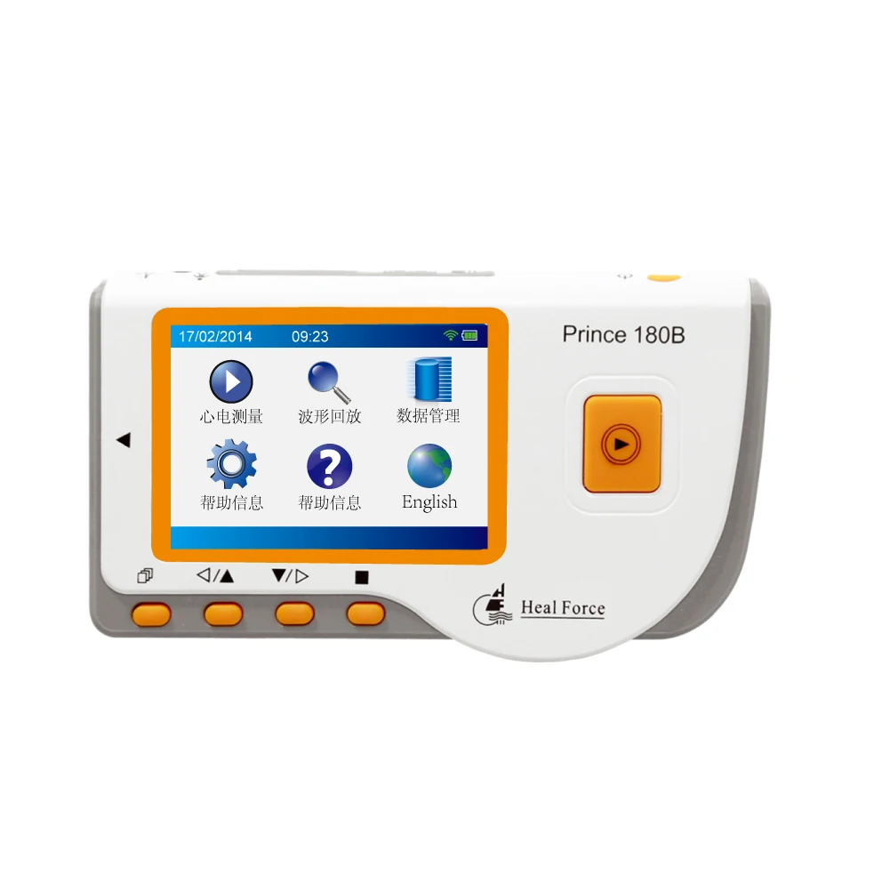 

Prince 180-B Easy Handheld Portable ECG Monitor with 10-Hour Continuous Measurement Software and USB Cable Healthy Monitor