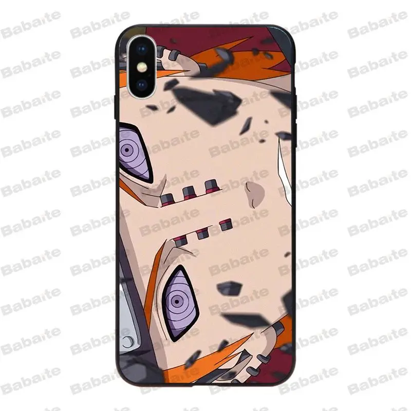 Babaite Naruto pain черный ТПУ мягкий резиновый чехол для телефона для iPhone 8 7 6 6S Plus X XS XR XSMax 5 5S SE 5C Coque11 11pro 11promax - Цвет: A14