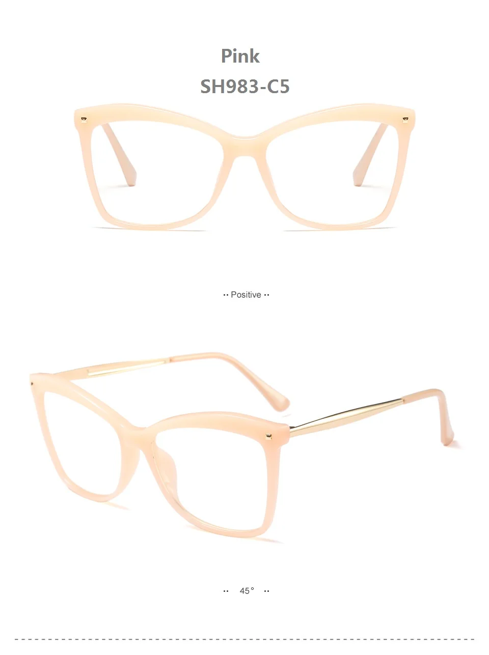 SOZO ту тенденция ретро сплава ноги негабаритных очки Frame Для женщин Для мужчин личности оптические очки компьютерные очки очковые оправы